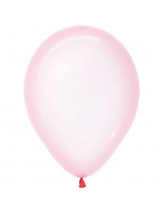 Balão Rosa Transparente